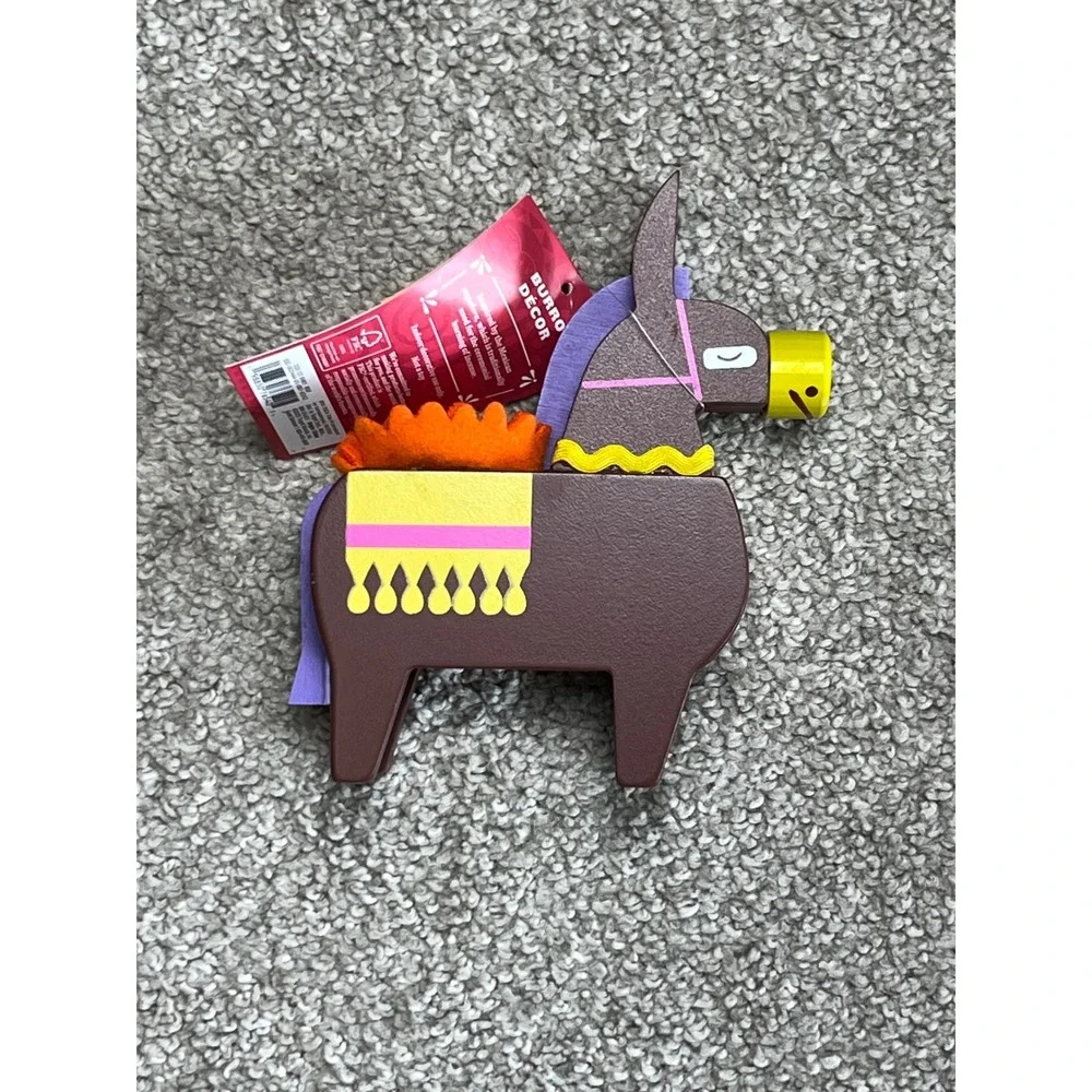 Dia De Muertos Collection Burro Decor Designed With Cecilia Ruiz Brown OS